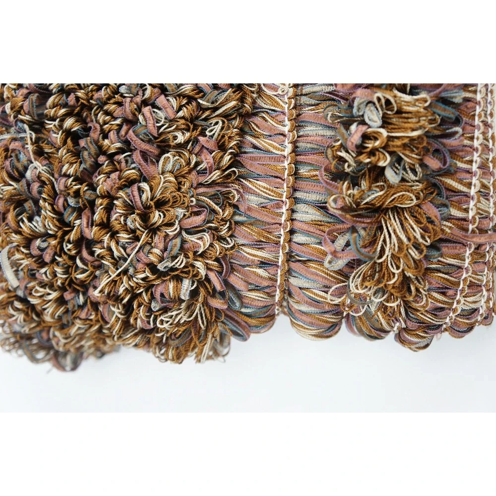 Kravet Upholstery Chenille Ribbon Loop Fringe Trim 6.67yd‎ Style 8414